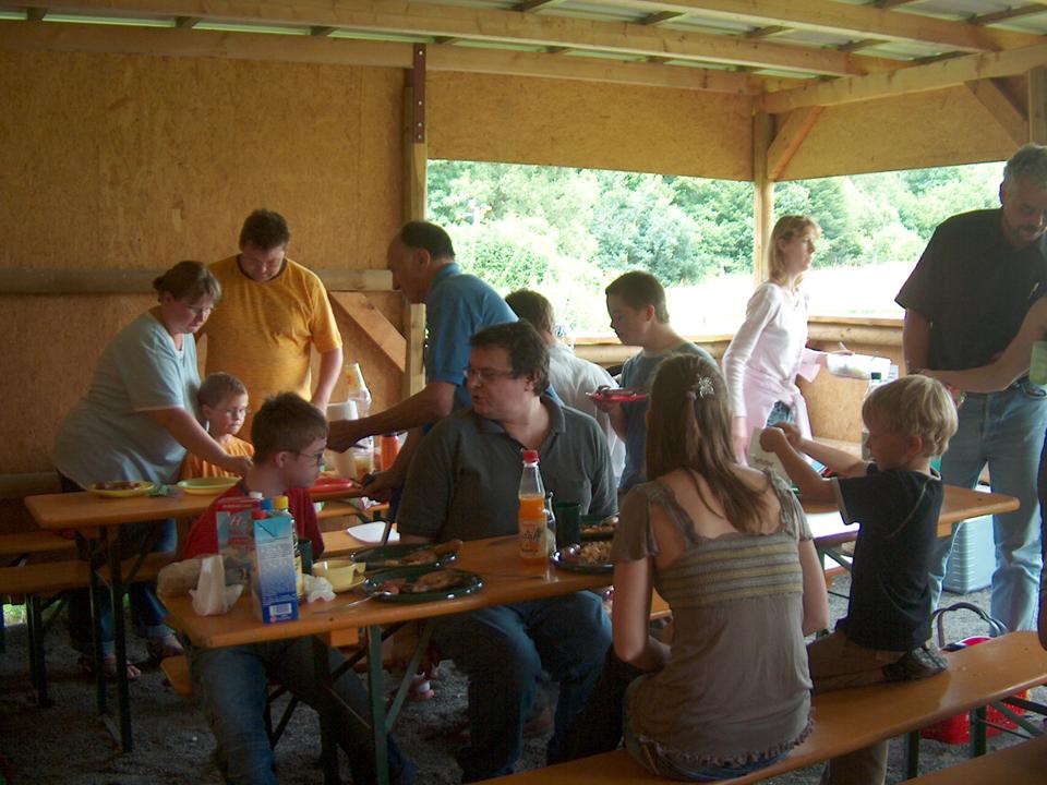 Grillfest im Vogelpark